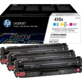 HP CF411X/CF412X/CF413X Pack de 3 Cartuchos de Toner Originales - 410X