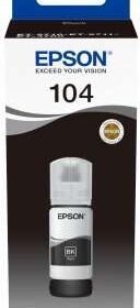 Epson 104 Negro Botella de Tinta Original - C13T00P140