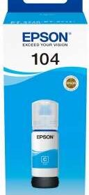 Epson 104 Cyan Botella de Tinta Original - C13T00P240