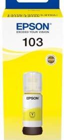 Epson 103 Amarillo Botella de Tinta Original - C13T00S44A10