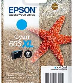 Epson 603XL Cyan Cartucho de Tinta Original - C13T03A24010