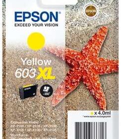 Epson 603XL Amarillo Cartucho de Tinta Original - C13T03A44010