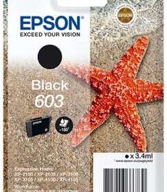 Epson 603 Negro Cartucho de Tinta Original - C13T03U14010