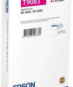 Epson T9083 Magenta Cartucho de Tinta Original - C13T908340