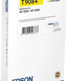 Epson T9084 Amarillo Cartucho de Tinta Original - C13T908440