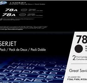 HP CE278A Negro Pack de 2 Cartuchos de Toner Originales - 78A