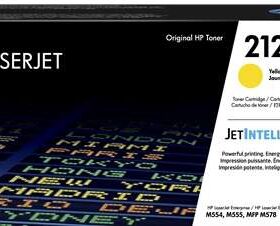 HP W2122A Amarillo Cartucho de Toner Original - 212A