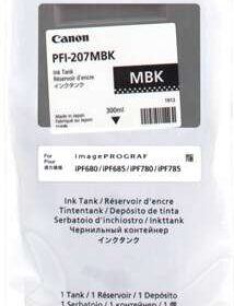 Canon PFI207 Negro Mate Cartucho de Tinta Original - PFI207MBK/8788B001
