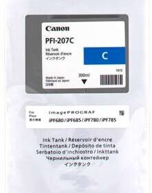 Canon PFI207 Cyan Cartucho de Tinta Original - PFI207C/8790B001