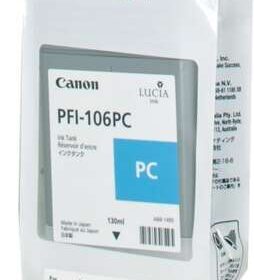 Canon PFI106 Cyan Photo Cartucho de Tinta Original - PFI106PC/6625B001