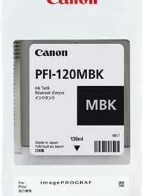 Canon PFI120 Negro Mate Cartucho de Tinta Original - 2884C001