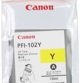 Canon PFI102 Amarillo Cartucho de Tinta Original - 0898B001