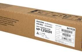 Ricoh Aficio MP-C2503SP/MP-C2003SP/MP-C2004SP/MP-C2504SP Cyan Cartucho de Toner Original - 841928