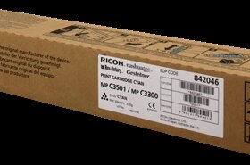 Ricoh Aficio MP-C2800/MP-C3300/MP-C3001/MP-C3501 Cyan Cartucho de Toner Original - 841127/842046/841427