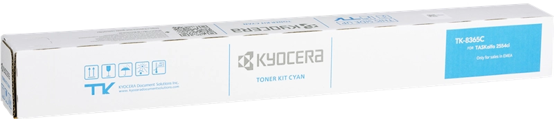 Kyocera TK8365 Cyan Cartucho de Toner Original - 1T02YPCNL0/TK8365C