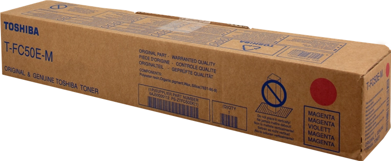 Toshiba T-FC50EM Magenta Cartucho de Toner Original - 6AJ00000112/6AJ00000226/6AJ00000300