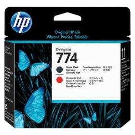 HP 774 Cabezal de Impresion Original - Negro Mate, Rojo Cromatico - P2V97A