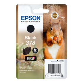Epson 378 Negro Cartucho de Tinta Original - C13T37814010