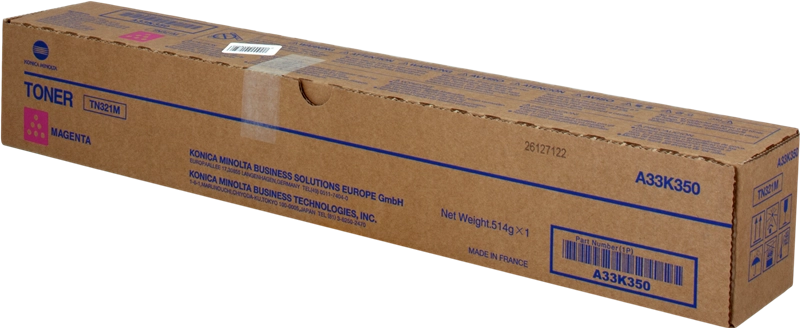 Konica Minolta TN321 Magenta Cartucho de Toner Original - TN321M/A33K350