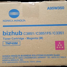 Konica Minolta TNP49 Magenta Cartucho de Toner Original - TNP49M/A95W350