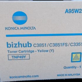 Konica Minolta TNP49 Amarillo Cartucho de Toner Original - TNP49Y/A95W250