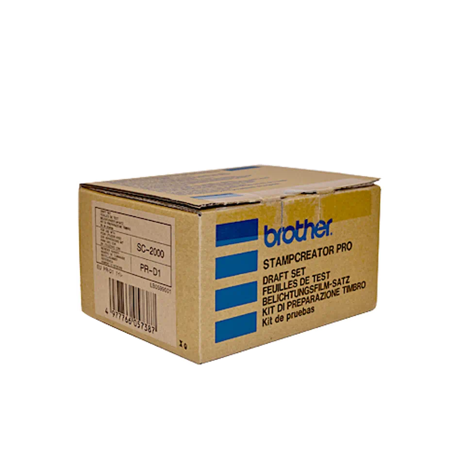 Brother PRD1 Kit de Impresion 150 Fotolitos, Cinta Termica y 9 Limpiadores