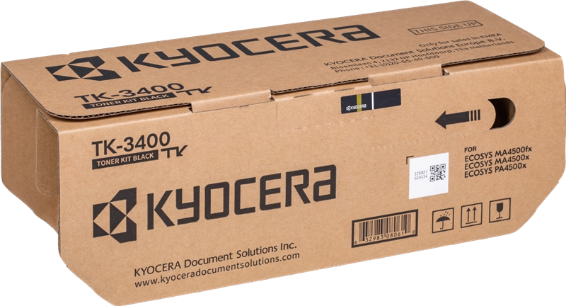 Kyocera TK3400 Negro Cartucho de Toner Original - 1T0C0Y0NL0