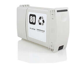 HP 80 Negro Cartucho de Tinta Pigmentada Generico - Reemplaza C4871A