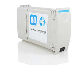 HP 80 Cyan Cartucho de Tinta Generico - Reemplaza C4846A