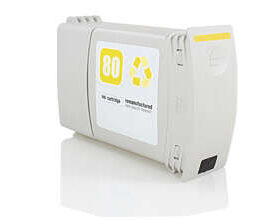 HP 80 Amarillo Cartucho de Tinta Generico - Reemplaza C4848A