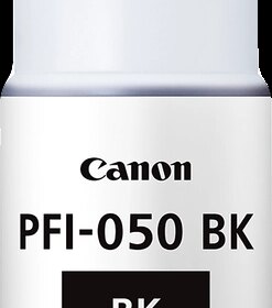 Canon PFI050 Negro Botella de Tinta Original - PFI050BK/5698C001