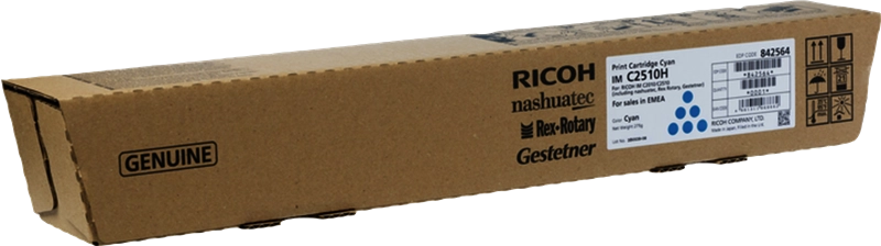 Ricoh IMC2010/IMC2510 Cyan Cartucho de Toner Original - 842564/842568