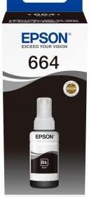 Epson T6641 Negro Botella de Tinta Original - C13T664140