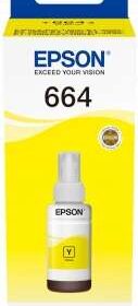 Epson T6644 Amarillo Botella de Tinta Original - C13T664440