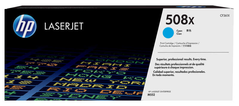 HP CF361X Cyan Cartucho de Toner Original - 508X
